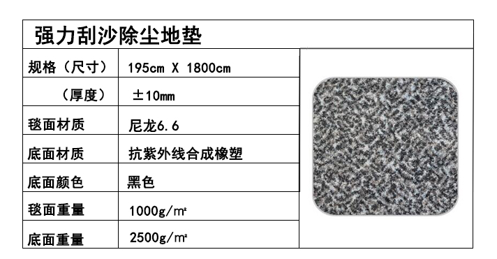 强力刮沙除尘地垫,室外强力刮沙除尘防滑地垫(图5)