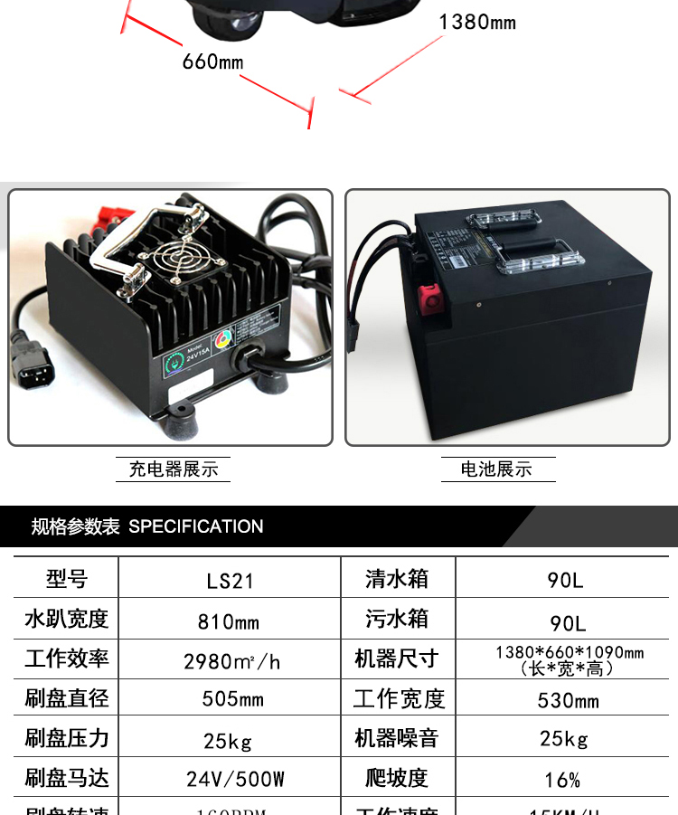 理仕LS21驾驶式洗地机(图9)